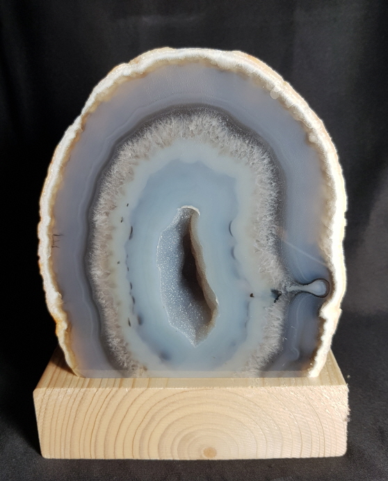 블루레이스 아게이트  지오드