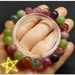 칼라 토르말린팔찌10mm 라운드형