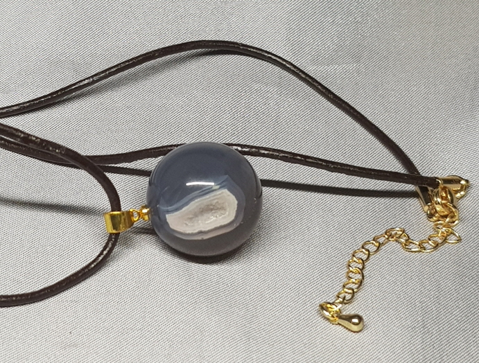 아게이트(마노) 지오드펜던트