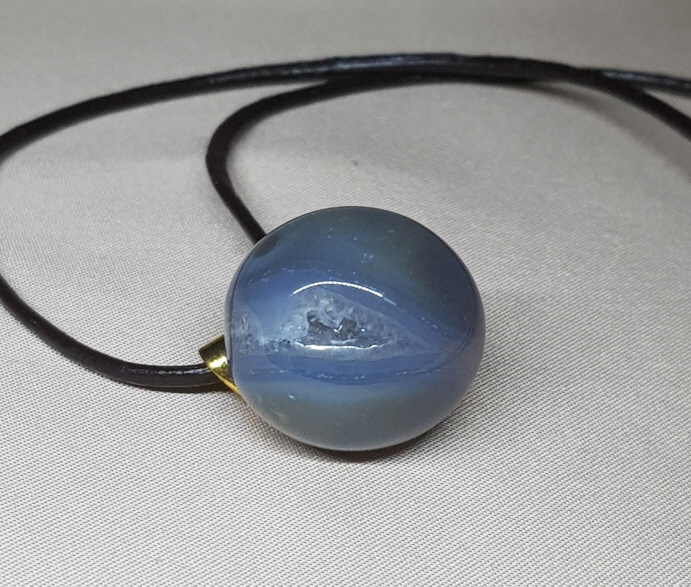 아게이트(마노)지오드 펜던트