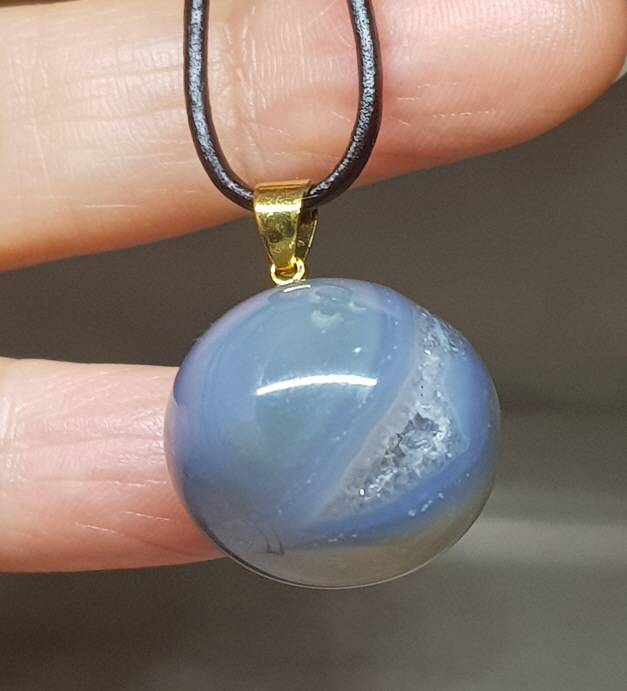 아게이트(마노)지오드 펜던트