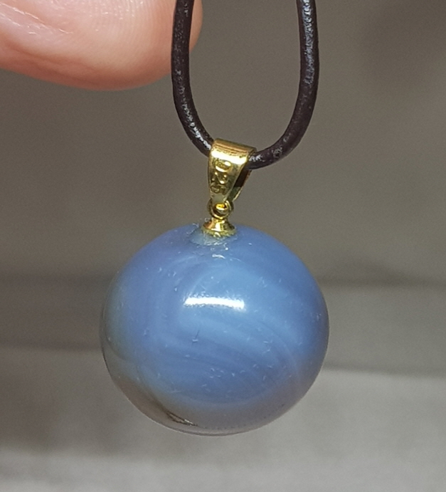 아게이트(마노)지오드 펜던트