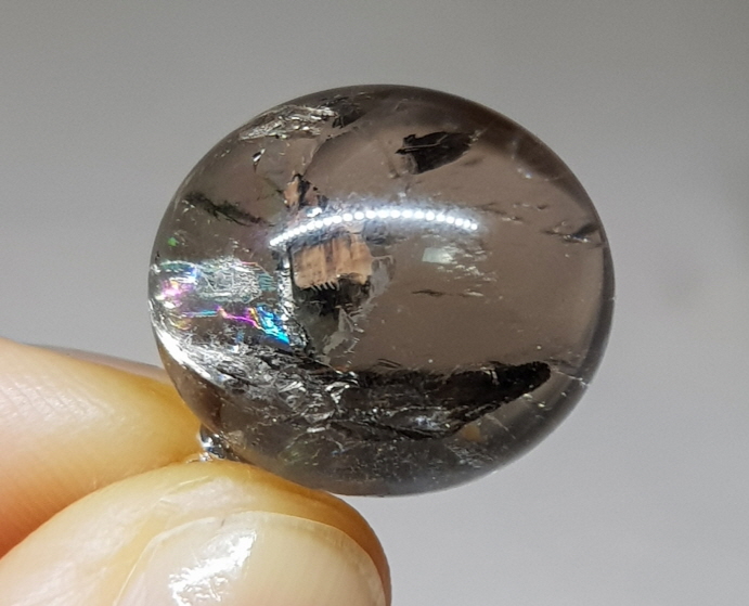 무지개 연수정 18mm 구슬형 펜던트