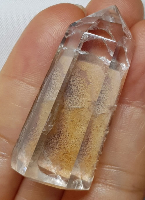 갈색 가든 수정 육각주