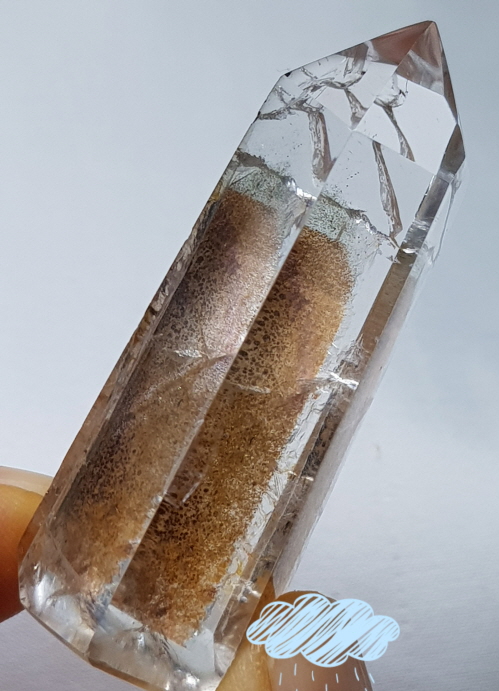 갈색 가든 수정 육각주