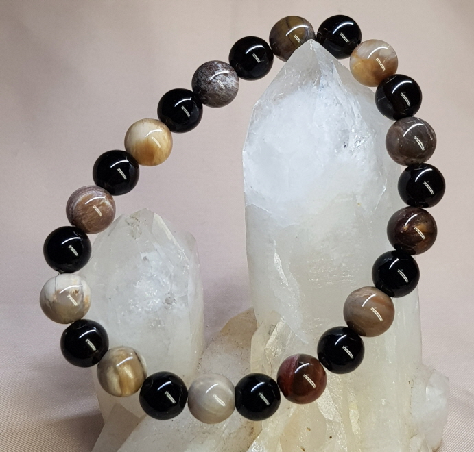 규화목 투어머린 8mm 라운드형팔찌