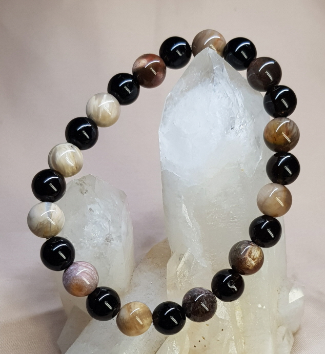 규화목 투어머린 8mm 라운드형팔찌